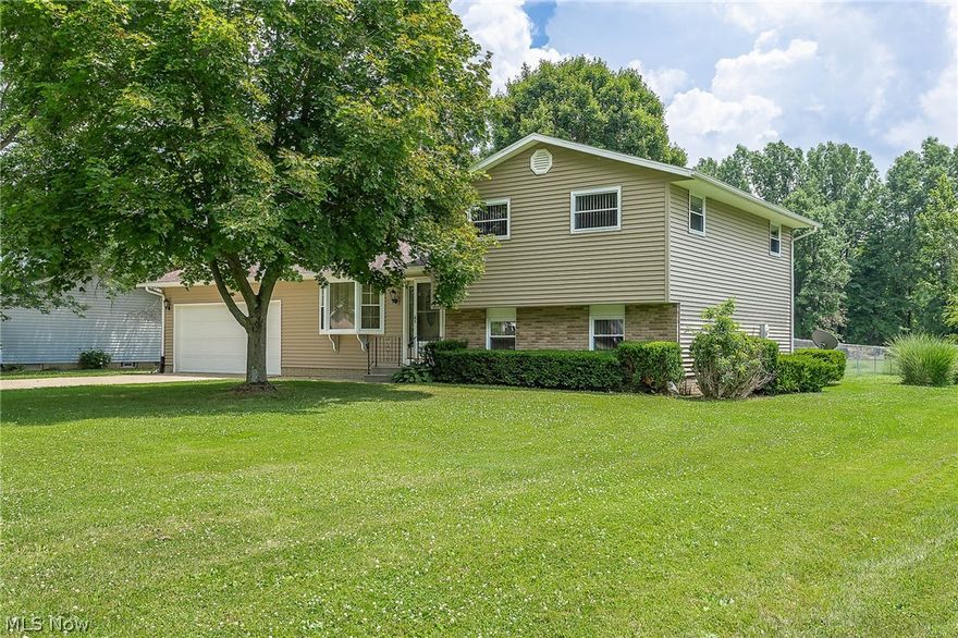 Welcome to this beautiful, completely updated, 3 bedroom 4 level Split home with basement and lovely fenced backyard. This home is situated on a acre of land with a new shed.  Located in the Keystone school district. The kitchen has been updated with newer appliances, flooring, and Corian counter tops. The flooring throughout the home is newly updated. Other updates include a new roof, siding, and front door in 2007, new hot water tank in 2014, new dishwasher and microwave in 2017. The septic has been consistently maintained and is inspected yearly by Lorain County Health Department. The home is eligible for USDA zero down financing. Call now for your private showing.