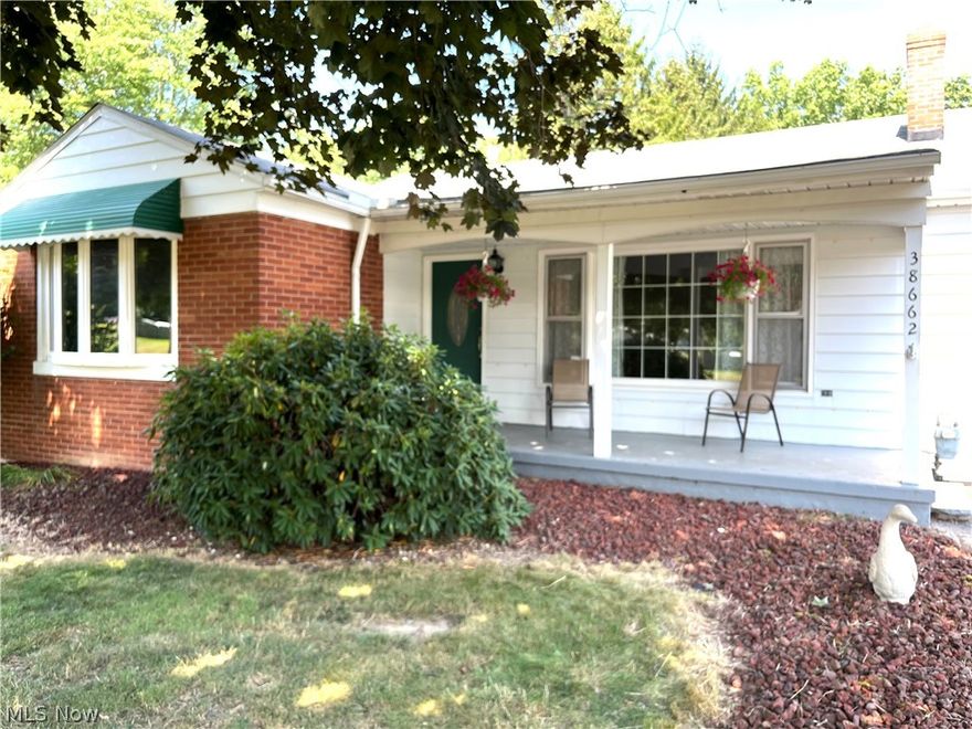 Bring your finishing touches to this Spacious 3 bedroom/3 bath Ranch featuring a finished walk out Basement!  The freshly landscaped private yard sits on a Gorgeous .64 acre lot. Past the covered sitting patio, entering the front door this open floor plan welcomes you to the large living room which displays original hardwood flooring and a wood burning Fireplace.  The Master has its own full bathroom and the second of 3 bathrooms is conveniently located between the other 2 bedrooms.  An entire home exhaust fan cools this home in a matter of minutes.  The large dine-in Kitchen includes all the appliances with the sale as well as a sliding glass door leading to a nice sized deck overlooking the beautiful and peaceful lot.  This home has a convenient laundry room on the main level which includes both the washer and dryer!  The lower level basement features a large bar area, a wood burning fireplace, a full bathroom, and several areas for storage and a workshop.  The basement walks out to an additional patio as well as a large sitting deck great for entertaining and enjoying nature.  All treasures left in the storage shed are also included.  New Septic in 2018 was serviced and cleaned last week.  Lower windows and Bay windows have a lifetime warranty and the owner is offering a 1 year Home Warranty as well.  This quiet secure neighborhood sits on a dead end street with little traffic and is close to many amenities and conveniences.  Great Midview school systems as well!! Call for a private viewing, this home will not last long!