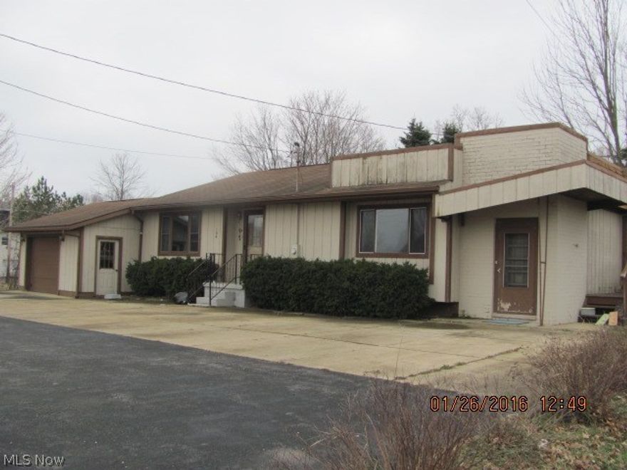 Great location for a business!  Lots of traffic at the intersection of SR-3 and Greewich Rd.  This 2 unit building has separate utilities, furnaces, & hot water tanks. Unit 104 has a 1 car garage. Uses subject to zoning approval.