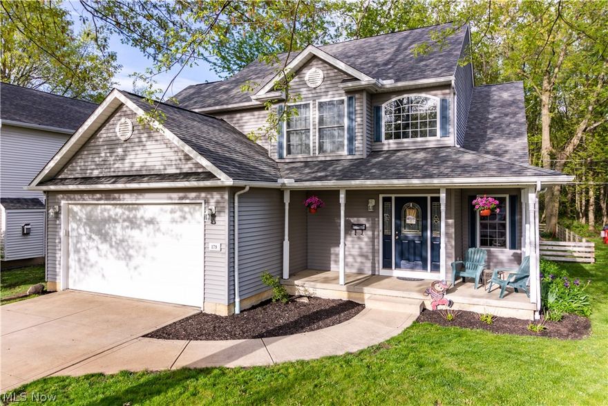 Enjoy all the fun living by the lake has to offer from this 3 bedroom, 2.5 bathroom home nestled on over 0.4 acres in Avon Lake. Located less than 0.5 miles from Miller Park, this 2000 square foot home has abundant space inside and out! A generous eat-in kitchen has most stainless steel appliances, maple cabinetry and opens to the formal dining room. Back through the kitchen, the dinette area has sliding glass doors leading to the deck and expansive backyard. Back inside the family room has a cozy gas fireplace. Through the family room is a quiet done perfect for getting work done. Wood floors flow from the two story foyer through the hallway, dining room and kitchen. First floor laundry and half bathroom finish the main level. Generous master bedroom boasts cathedral ceilings, an ensuite bathroom with soaking tub, shower, double sinks and large walk-in closet. Downstairs, the unfinished basement has plenty of room for storage and loads of potential for a future recreation space. Basem