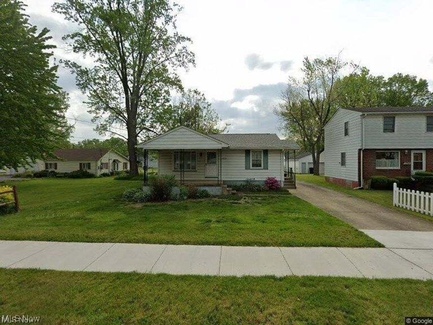 Why rent when you can own this Ranch home with 2 BR and full bath, full basement and 2 car garage. Just needs a little TLC.