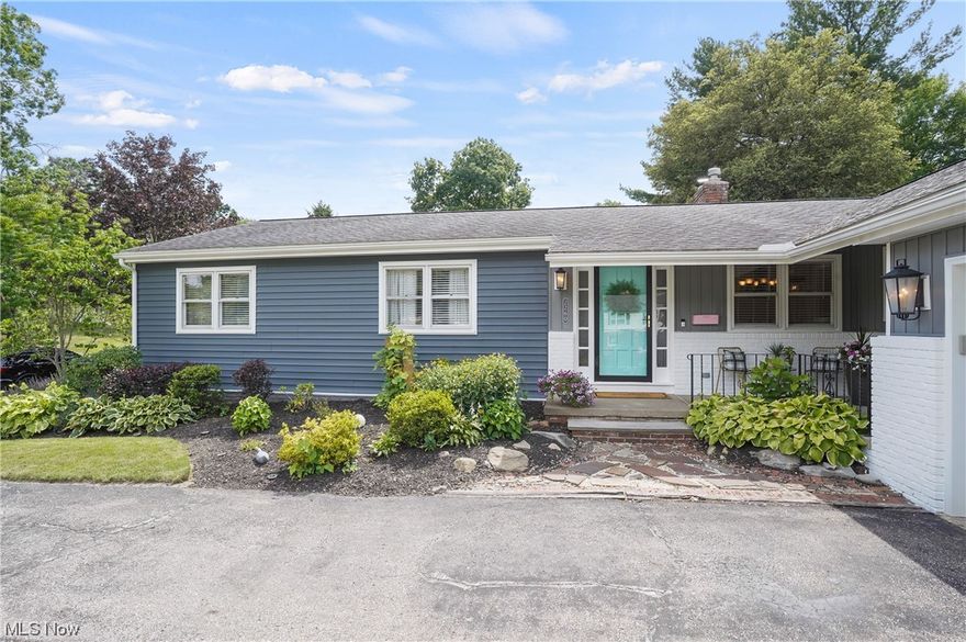 This meticulously maintained ranch home is nestled moments away from Sand Run Metro Park, Fairlawn Country Club, West Side Bakery and so much more.  Every detail in this home has been carefully touched with intention.  Upon entering 2260 Thurmont you will be greeted with a very impressive open foyer and family/living room.   The den, situated perfectly next to the family room, features eye-catching large wood beams.  Enjoy the warmth of the fireplace in the den during the chilly, fall and winter Ohio nights.  It is a  charming space that can be whatever meets your needs.  The all white eat-in kitchen displays a timeless layout ready for you to put your personal touch.  The spacious primary bedroom features an ensuite and ample double closet space.  An expansive blank canvas awaits you in the open basement.  Ready for you to use your imagination and create an amazing space. When you drive up to this home it will be evident why it has proudly been awarded the Beautification awards for several years.   Have a cup of coffee on the front porch while enjoying the delightful landscape that surrounds this home or enjoy the backyard complete with fire pit and pool for summer days and nights.  SCHEDULE YOUR PRIVATE VIEWING TODAY!