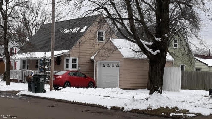 Cape cod style home. Hardwood floors. Newer roof.