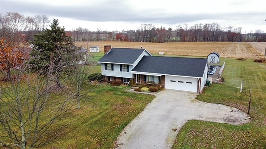 Three-Bedroom Home, Two Baths, .8 Acre Lot, Inground Pool, 1,267 Sq. Ft. - Knox Twp., Columbiana Co., West Branch Schools. Live Onsite with Online Bidding Available. ABSOLUTE AUCTION, all sells to the highest bidder on location. ONLINE BIDDING BEGINS FRIDAY, NOVEMBER 29, 2024 – 12:00 PM and AUCTION LIVE ON-SITE BIDDING WILL BEGIN THURSDAY, DECEMBER 5, 2024, 5:00 PM. The split-level home features a covered front porch entry to the living room, an applianced kitchen with a formal dining room, three bedrooms, and a full bath. Lower-level living room with WB fireplace and brick mantle. Utility room, bonus room addition out the back of the house off the kitchen. The second full bath and laundry are on the main level. Access to the rear deck and fenced inground pool. Private well and septic. It's a nice rural setting. Convenient location. The home will be open on auction day starting at 3:30 PM or call for a showing.