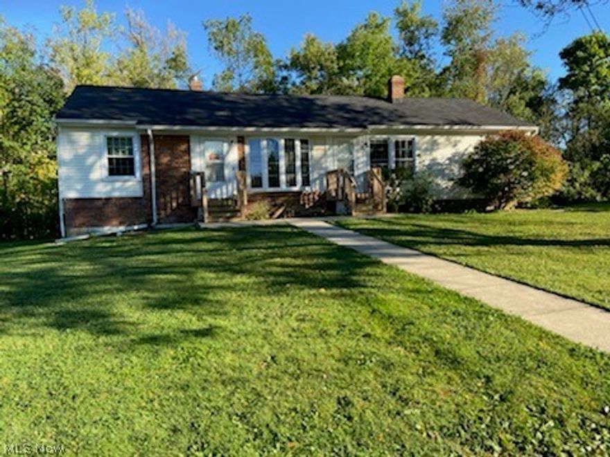 Great location in Chardon for one floor living. Two bedroom ranch condo with all the updates. The eat - in kitchen boasts granite counters stainless steel kitchen appliances, ceramic tile backsplash with a custom sink and faucet and natural cherry cabinets. The washer and dryer also stay. The kitchen leads to a spacious deck overlooking a wooded area. The bath has been updated with a custom tile shower and a granite topped vanity. The two bedrooms have wood flooring. This is a great first home or investment property.