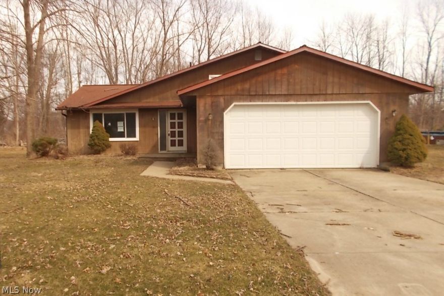 Great 3 bedroom split level home with 1 full bath on upper level. One half bath and possible bedroom/den located in lower level with spacious family room with cozy fireplace located in lower level as well. Kitchen on main floor with ample cabinet and counter space. Living room also located on main floor. Two car garage, great backyard and so much more! Being sold As-Is. Come take a look inside and call for a private tour before this great home is SOLD!