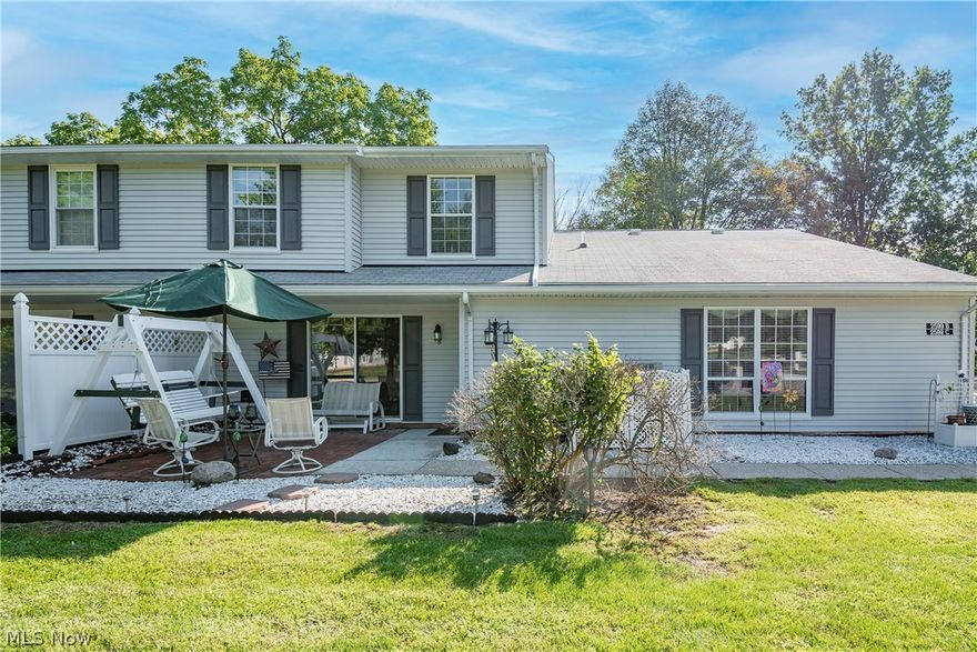 Welcome to 2599 Jefferson Place, B! You will not want to miss the opportunity to see this darling condo in Independence Place. Beautifully updated 2018 kitchen features white cabinets and is fully applianced with: refrigerator, range, dishwasher, and microwave. Living room has sliding door that opens up to the charming brick patio with new privacy fence and large grassy area for your enjoyment. A full bathroom, bedroom, and laundry are conveniently located on the main level. The upper level features another full bath and the remaining two bedrooms, one bedroom boasting a large walk-in closet. Additional features offered to owners are a clubhouse, pool, tennis court, basketball court, playground, and soon to be pickle ball court. Washer and dryer are currently under the staircase (enclosed) due to a kitchen remodel and seller wanted more cabinet space.  Plumbing for hot and cold water have been ran into the garage so washer can be hooked up.  Also included for your peace of mind is a 1