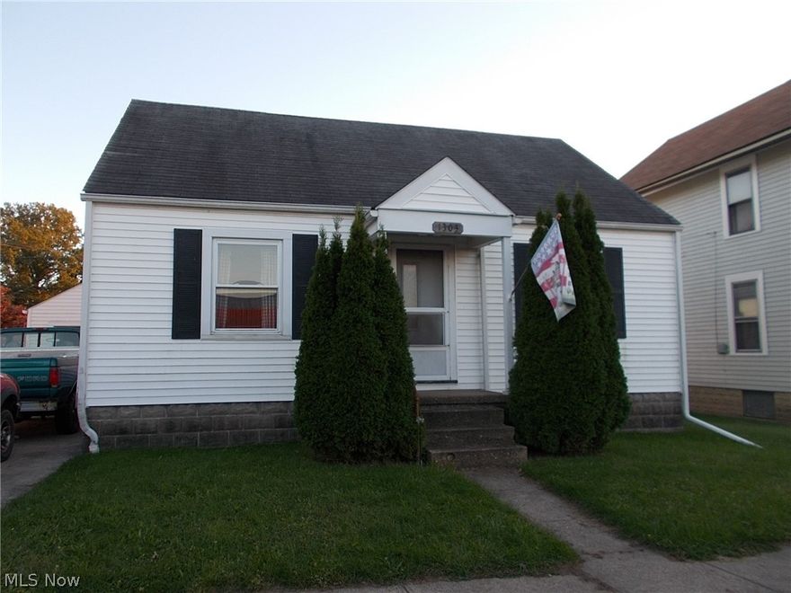 Nice Cape Cod with vinyl siding,central air, gas heat, 3 bedrooms and a detached garage. Call to view this home .