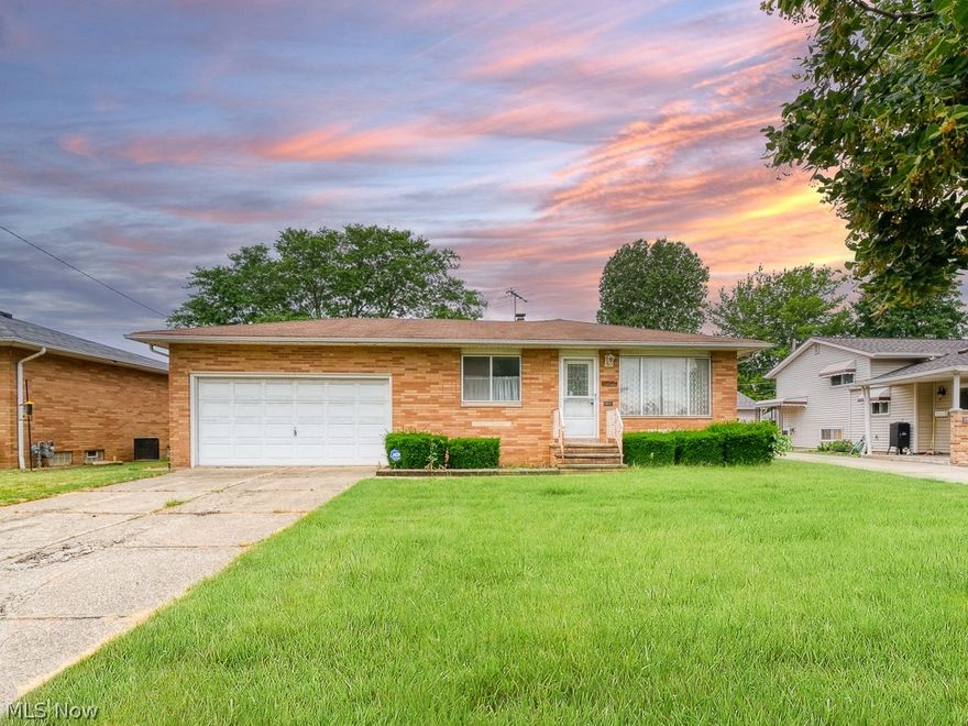 Here is the perfect opportunity to own a wonderful home in a perfect location. This all-brick ranch has so much to offer, Sitting on a large, fully fenced lot, it's the ideal yard for the kids and dogs to play. If you enjoy gardening, or just want a little extra room, this is the yard for you. Imagine sitting out back in the three-seasons room on a summer morning to start or end your day. Inside features a large open floor plan that runs from the living area, through the dining area into a large kitchen. Hardwood flooring underneath all carpet! Three bedrooms offer room to grow, and with everything on one floor, this is perfect for someone looking for single-floor living.  The full basement offers plenty of storage, or finish it to make the perfect play area or place to entertain. Bring your personal touch to this one and have an amazing home and a great price!