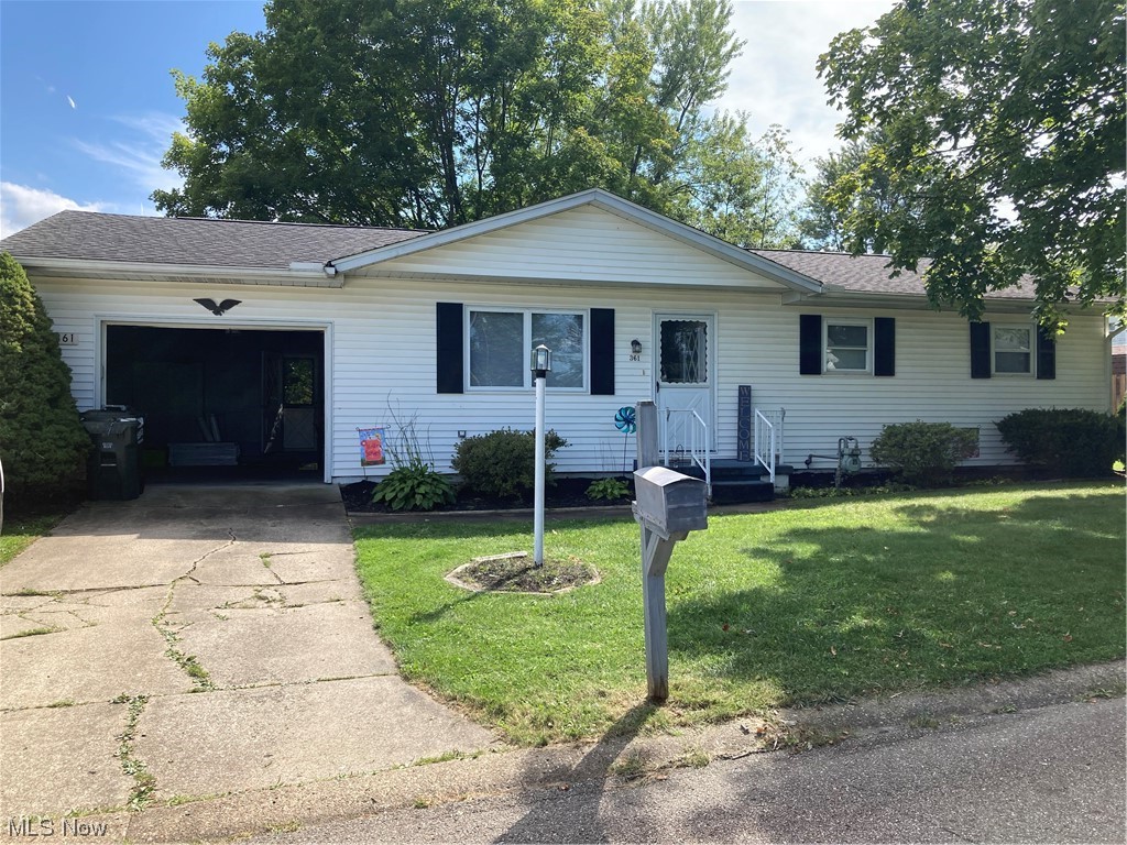 Come Home to this beautiful ranch on a cul-de-sac in town. The House has been recently updated with new flooring and paint. A new lot drainage and basement waterproofing was completed a few years ago. The large double lot includes a storage barn and covered porch. Don't miss out on this great opportunity! Call to schedule a showing today!