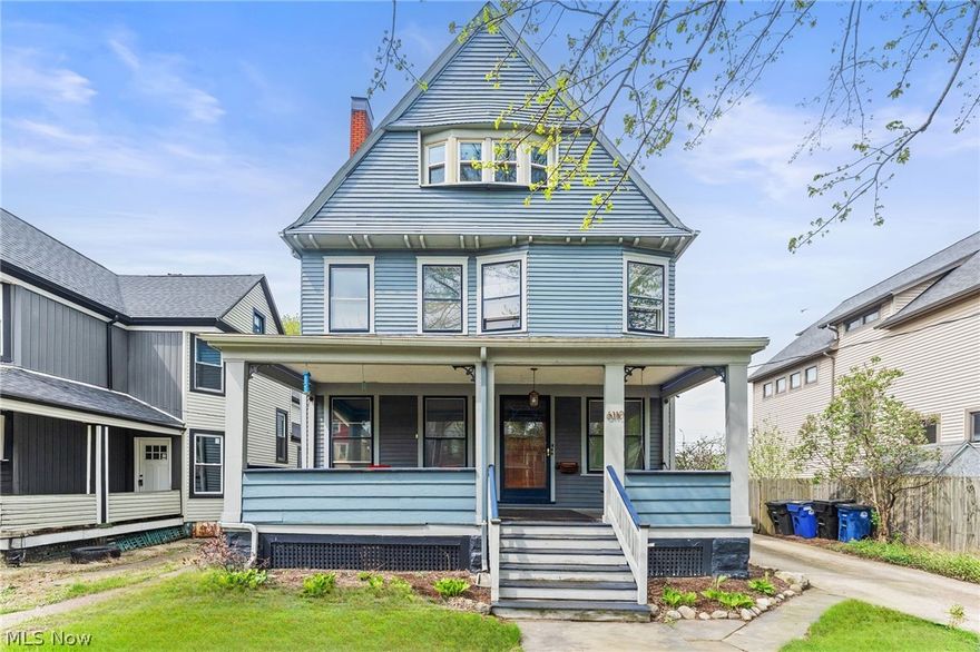 Exceptional Triplex in the heart of Gordon Square! This beautifully updated three-unit property blends timeless character with thoughtful modern improvements, all in one of Cleveland’s most vibrant and walkable neighborhoods. Whether you're seeking an investment opportunity or an owner-occupied setup, this property offers incredible versatility.First Floor Unit (2 Bed | 1.5 Bath | In-Suite Laundry)Rich in original detail, the first floor showcases classic charm with pocket doors, hardwood flooring, and solid wood entry doors. The layout flows seamlessly into a renovated kitchen featuring quartz countertops and stainless steel appliances. Two generously sized bedrooms include a primary with en-suite bath, plus a convenient half bath and in-suite laundry. The expansive front porch adds the perfect space for relaxing or entertaining.Second Floor Unit (3 Bed | 1 Bath | In-Suite Laundry)
This unit offers a blend of traditional character and functional updates, filled with natural light and spacious living areas. The eat-in kitchen provides ample room for both cooking and dining, complemented by oversized bedrooms and an updated full bath. A private rooftop deck delivers elevated views of the Capitol Theatre and surrounding neighborhood a truly standout feature.
Third Floor Unit (2 Bed | 2 Bath | In-Suite Laundry) Completely renovated, the third floor offers a clean, modern aesthetic with updated finishes throughout. Featuring two full bathrooms, in-suite laundry, and sweeping views of downtown Gordon Square, this unit is highly appealing to today’s tenants perfect for an airbnb. With updated mechanicals, modern kitchens and baths across all units, separate utilities, and in-suite laundry in each space, this is a strong turnkey opportunity. A three-car garage, additional off-street parking, green space, and close proximity to Edgewater Park further enhance the appeal. Properties like this in Gordon Square are a rare find.