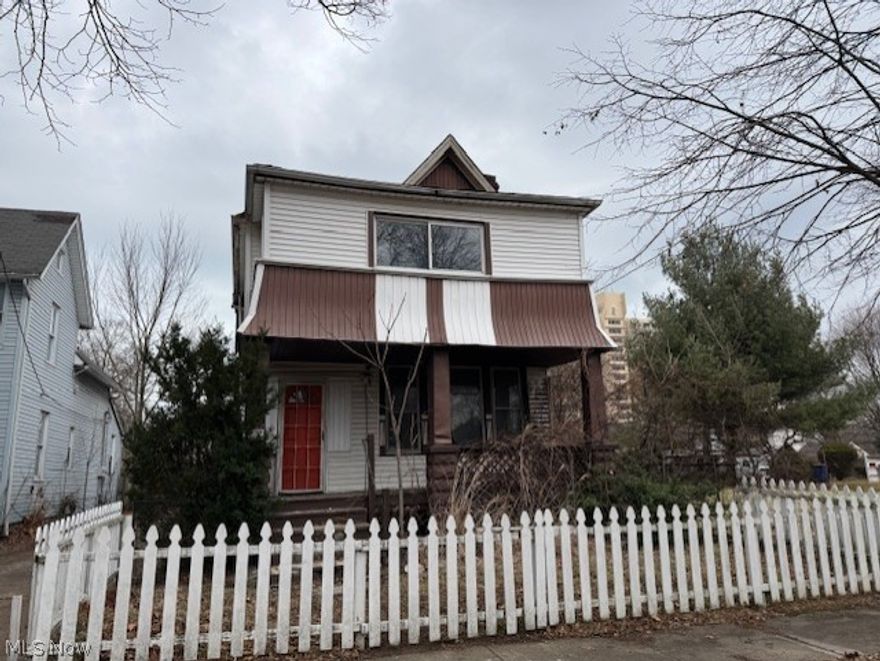 Investment Opportunity in this large tri-plex home on the eastside of Cleveland.  This home features 2 one bedroom apartments on the first floor and a two bedroom apartment on the second floor.  This home also features an oversized two car garage.  This home offers potential for the savvy investor looking to add to their real estate portfolio or you can live in one unit and rent the other units.  The seller makes no representations or warranties about the condition of this home and it is to be sold in as is condition. This property is eligible under the First Look Initiative which expires after 30 full days on market. No investor offers will be considered until first look period expires. No offers regardless of buyer type will be negotiated within the first 7 days of listing. The seller will review only owner occupant offers after the first 7 days of the listing.