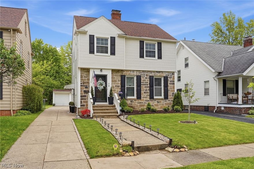 This meticulously maintained and thoughtfully updated home welcomes you with a light and airy atmosphere from the moment you step inside. Located in a sidewalk-lined neighborhood close to shopping, restaurants, and convenient freeway access, this home blends comfort, style, and functionality. Fresh landscaping enhances the curb appeal and complements the home’s character from the moment you arrive. The beautifully updated kitchen features quartz countertops, new appliances, and modern finishes perfect for everyday living and entertaining. Just off the dining room, the all-seasons room provides additional living space year-round and overlooks the fenced backyard. Upstairs, a spacious bonus room offers flexibility for today’s lifestyles and could easily serve as a fourth bedroom, home office, or recreation space. Enjoy the added appeal of a private balcony off one of the upstairs bedrooms. The partially finished basement offers a bar area and cozy fireplace, creating the perfect space for gatherings or relaxing evenings at home. Don’t miss your chance – schedule your private showing today before this one is SOLD!