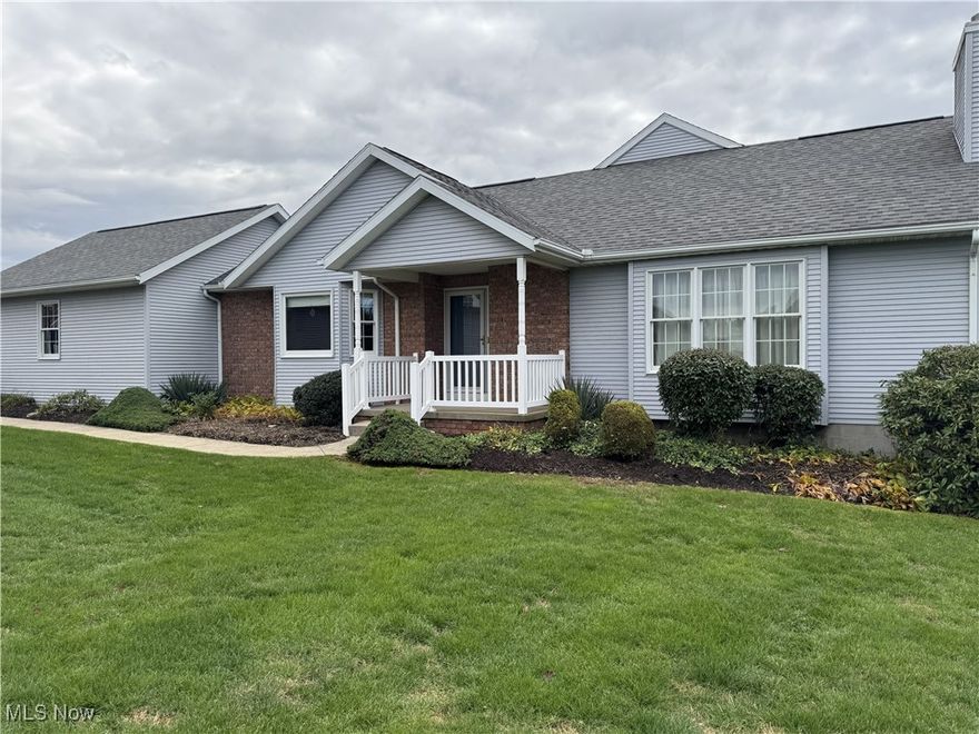 Easy one floor living in this 2 bedroom, 2 bath, well maintained ranch, Planned Unit Development in Austin Estates. This home has been meticulously maintained. 15 x 22 Living room with crown molding, gas fireplace with door that leads out to a newer composite deck with vinyl railings. Eat-in kitchen with bayed window eating area, pantry and desk. Master suite with walk-in closet and master bath. Nice size 2nd bedroom, main bath and first floor laundry. Full basement. 2 Car attached garage with newer garage door. Vinyl Anderson replacement windows (2023), Roof (2021), Dishwasher (2024), HWT (2021), washer & Dryer (Nov. 2023). No more mowing or snow removal with $150 monthly HOA fee.