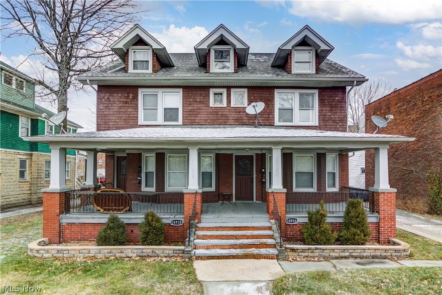 Close to Lakewood Park and Downtown Lakewood, this unique 4 unit, 4500 square foot property offers plenty of opportunity. Two units have 3 bedrooms and 1 bathroom. The other two units have 1 bedroom and 1 bathroom. Bathrooms and kitchens have been updated. Tenants of the lower units will enjoy a spacious front porch and upper level tenants have a private balcony. Outside, a paver patio is for all to enjoy. Parking lot accommodates 8 off street parking spaces in the rear of the home. Currently receiving $3500 per month in rent. Forced air and central AC provides comfort. Other updates include: newer furnaces, two new hot water tanks, newer electric panels, and newer vinyl windows. All appliances stay including the washer and dryer. Don’t miss this opportunity!