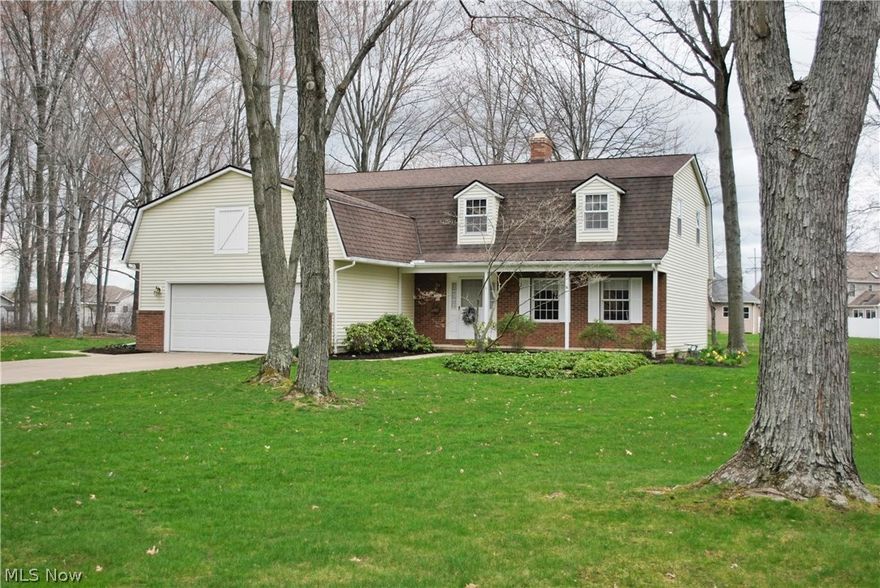 Pride of Ownership!!  This one owner home has been so well cared for.  The foyer welcomes you into this traditional colonial.  A formal living room and formal dining room with newer carpet.  The kitchen offers stainless steel appliances, updated counters, eat - in area and a pantry.  The family room offers newer carpet and a brick wood burning fireplace. First floor laundry and mud room off of attached garage with extra storage area.  4 bedrooms with newer carpet, fresh paint, huge closets and ceiling fans.  The huge master bedroom has a walk in closet and a master bathroom.   Basement has a workbench area, ready for a play room or storage, whatever your needs.  Sliders open to the back patio and lovely wooded backyard with a storage shed (16 x 12) that has electricity.  Schedule your private showing today!!