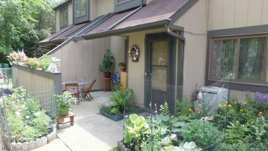 Maintenance free living at its best.  This immaculate maintained and professionally decorated condo pictures can’t describe the quality upgrades to this unit.  Come now, you won’t be sorry.  This unit sets so the rear patio yard faces the natural wooded area.  Large bedrooms and great schools.