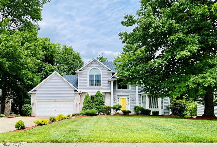 NEXT BEST to a CUSTOM BUILD!...this custom built home was LOVED and well suited for current Homeowners! Design it to fit your OWN TASTE & decor! Most major mechanicals have been regularly maintained, updated, or replaced and are still under warranty! Among recent updates or replacements is the roof, electrical, plumbing, fireplace serviced, air conditioner, sprinkler system, hot water tank and more! A beautiful modern STILTZ ELEVATOR was installed in 2023! It is convenient, inconspicuously yet strategically located in the bright and open living room. Elevator is also a functional work of Art! Don't NEED it,...use it for different purpose, may become needed in the future! This center hall colonial welcomes guests into the open, dramatic 2-story foyer. Formal dining room w/bay picture window adds to the ambiance of the dining experience! Designer,  The eat-in kitchen w/additional island seating is equipped w/ newer appliances! Kitchen opens to a large step-down family room w/recently serviced wood burning fireplace. Outdoor two-tiered recently painted deck/patio is IDEAL for entertaining and relaxing! The unfinished newly painted basement is a blank canvas w/unlimited potential! The upstairs Master suite has a walk-in closet and an en suite that is truly a relaxing retreat! Both bathrooms have skylights that offer a "vacation spa vibe". The elevator exits into one of the 4 upstairs bedrooms. Newer carpeting, flooring & painting make this a turn-key purchase! These homeowners have loved this home and hopes it's new, hopefully private owners, will love and appreciate it as much as they have! They've also enjoyed living and growing in the Richmond Bluffs community! The Clubhouse and HomeOwners Association has been an additional bonus, one they feel new owners will benefit from and enjoy as well! Once here, few owners LEAVE which accounts for so few comps. DON'T HESITATE on making this "your" CUSTOM DESIGNED "FOREVER HOME!