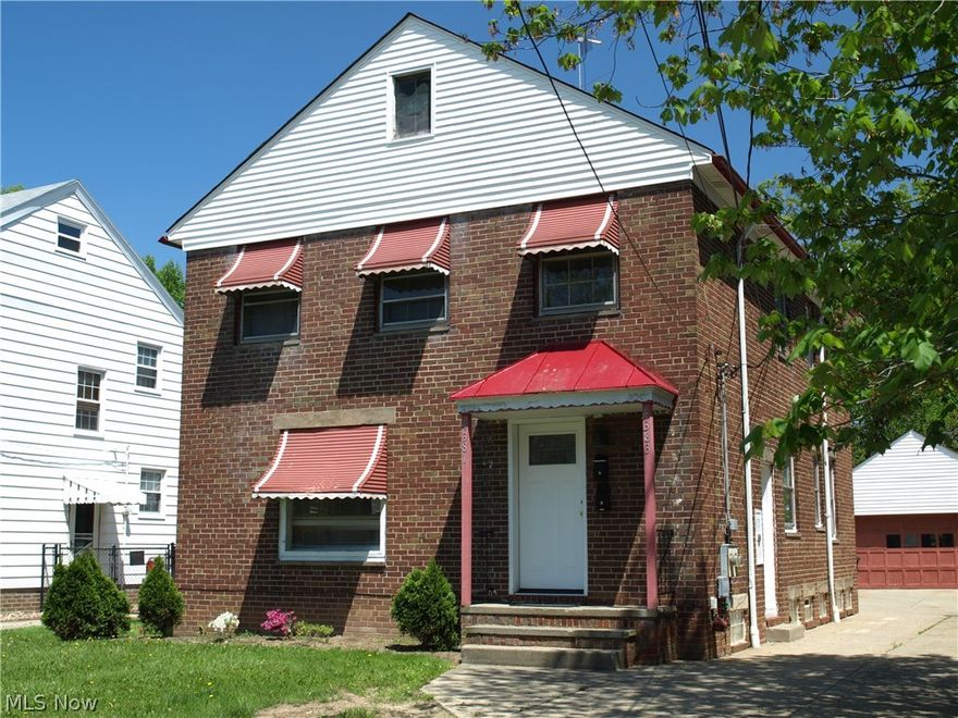 Have you been looking for a nicely updated, all brick turnkey double in the Kamm’s Corners area?  Then look no further.  Whether you are an owner-occupant or plan to rent out both units, this home is for you.  The downstairs unit is rented and was painted in 2016 and 2017.  New carpeting, refrigerator, range, and mini-blinds were installed in early 2018.  The current tenant is on a lease through 3/31/19.  The upper unit was completely refurbished in April and May 2018. Minor repairs were made, the entire suite was painted, and new carpeting and a new stove were installed.  The upstairs unit has access to a floored walk-up attic for plenty of extra storage.  This suite is vacant, perfect for an owner occupant or you can acquire your own tenant.  It is “rent ready.”  In addition to these units, here is also a small, fully equipped basement apartment that is rented month to month for $350/month.   Both main units have ceiling fans, updated kitchens and baths with appliances and there are