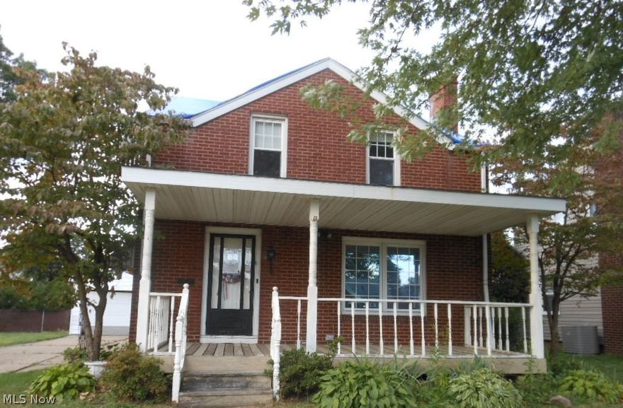 Brick 3 bedroom, 1 bath home has Living room with fireplace and first floor Family room with fireplace.  To be Sold AS IS - No Disclosures - Room sizes are approximate and not guaranteed - Seller will NOT pay for any inspections or repairs - Condition of any appliances are not warranted - Pre-Approval required with all financed offers - Verification of funds required with all cash offers. Buyer responsible to for due diligence, inquiry of all property information contained herein  and property suitability for intended use.