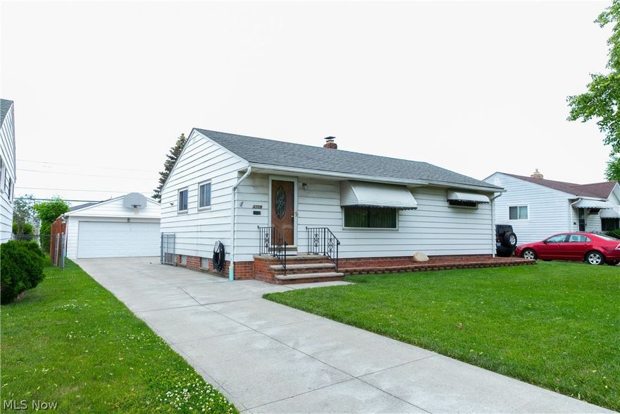 Excellent opportunity to live in a ranch in the desirable Brooklyn. When you walk into the home you will be greeted by the nice-sized living room ideal for lounging and relaxing. The kitchen offers an abundance of cabinet and all appliances stay with the home. All three bedrooms are generous in size. The home has been freshly painted in neutral tones. The basement offers a recreation area that can be made into the area of your dreams! The fenced backyard is great for families or pets. The home also offers a covered patio for you to relax and enjoy! The two-car garage has plenty of room to park your cars or for extra storage space. What a great street to make home! No outlet, very safe for your children to play and nearby Marquardt Park offering a playground, soccer field, and a walking path. Ready to move in! Many upgrades include, outside basement walls waterproofed- drain tile replaced 2014, Driveway, Patio and Sidewalks in 2014, Front Steps in2015, Front and Back doors 2015, HVAC 20