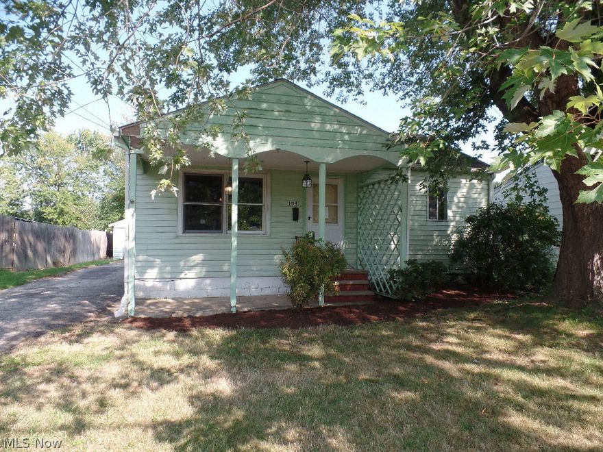 One floor living! Enjoy this ranch home with hardwood floors throughout. Spacious eat in kitchen with access to the utility room. Two bedrooms and 1 1/2 baths with a detached one car garage. This is a Fannie Mae owned property.