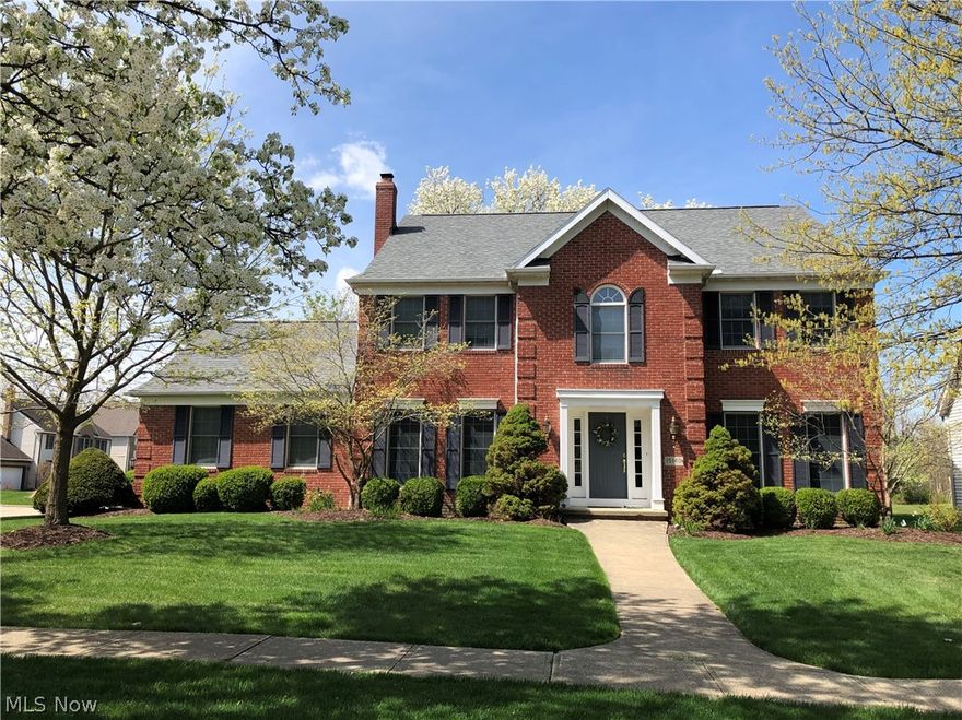 In the Heart of Strongsville* First Time on Market* Original Owner*4 Bedroom, 3 FULL Baths, 1 Half Bath*9 Ft. Ceiling on Main Lvl* Kitchen Trimmed in Crown Moldings, Enameled Porcelain Sink, Granite Tops, Pantry, Dinette & Newer Slider/2019 to 20x14 Brick Paver Patio*Main Level Laundry*Main Level 1/2 Bath w/Wood Floors & Granite Counter/2018*Family Room w/Wood Floors, Wood Burning Fireplace, Crown Moldings & Storage Closet*Formal Dining Room w/Hardwood Floors, French Doors & Side Lights to Living Room*Living Room/Den/Office w/Hardwood Floors, Crown Moldings & French Doors that open to 2 Story Foyer w/Side Lights & Twin Closets*Glamour Owner's En Suite Vaulted Bath, Sky Light, His/Hers Sinks, Newer Luxury Vinyl Flooring, Newer Shower Door, Granite Counter*Full Hall Bath w/Granite Counter, Ceramic Flooring*Lower Lvl Finished/2010 Offers Maple Cabs, Stainless Sink, Granite Tops & Excellent Living Space, 25x13 Workshop/Workout Combo Room, & Lower Level 3rd FULL Bath w/Granite Top & Ceramic