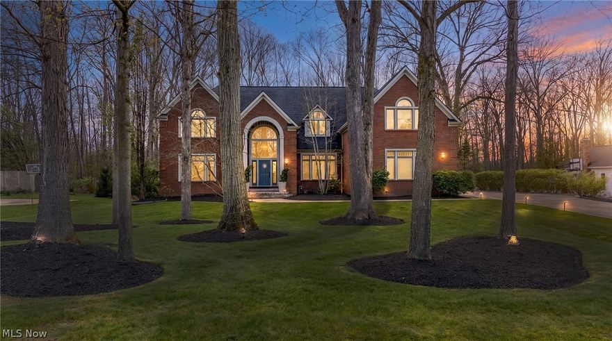 Behold an extraordinary Traditional residence where light & scale define every rm. Walk thru a Grand entrance & you’re greeted by a dramatic 2-story entryway that sets the tone for the home’s magister. The foyer features a soaring ceiling that draws yr gaze upwards to the focal point a sweeping staircase that arches gracefully from the ceiling to the porcelain flr while Nat light pours in from expansive windows. This dramatic vestibule flows into a classic Cross Hall:Living rm sits on one side, flooded by nat light & opening to the Great rm while the dining rm occupies the opposite side, maintaining a balanced flow. The living area unfolds in graceful openness, w/the Great Rm as its dramatic heart: 2-story cathedral ceilings soar above a stunning fireplace that anchors the space, while a wall of windows floods the rm w/sunlight—perfect for grand entertaining or intimate soirees. The updated kitchen is airy & light, a modern culinary hub finished w/contemporary appointments & a generous walk-in pantry; an office, laundry rm/mud completes the 1st Flr. Step outside to a wooded paradise where a water feature gently bubbles. Sit beneath the tranquil gazebo, inviting quiet moments & memorable gatherings, framed by lush landscaping. Elevation defines the home’s presence, with a commanding silhouette & refined details hinting at grand potential. Ascend to the 2nd flr where the primary suite is a romantic retreat w/cathedral ceiling, 2 walk-in closets, & a stunning en suite featuring an oversized shower & Jacuzzi-style soaking tub, all bathed in spa-like light. 3 more bdrms +flex/5th bed are ample, bright, & well-proportioned, ensuring comfort & privacy. The lower level completes the picture as an entertainer’s dream: a theater rm, gym, & game/recreation spaces, all designed for unforgettable moments. With 7,553ft² total living space & 3-car garage, this home blends luxury, openness, & warmth in every detail. (New Roofs/siding) prior to T.T Call LA for Private Showing.