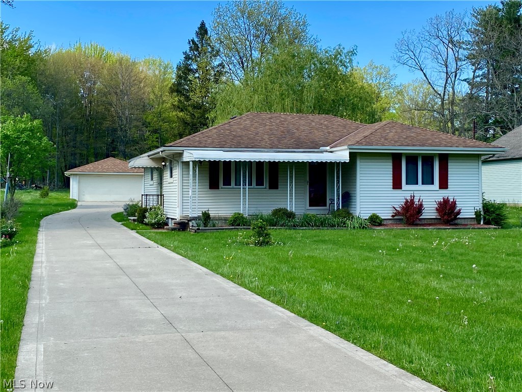 Immaculate, well maintained ranch home is move in ready. This lovely home boast a large updated eat-in kitchen, living room, dining room (currently used as an office), a roomy family room with a wall of windows that overlooks the homes picturesque 1.5 acre property. Home also includes 2-bedrooms, 2-full updated bathrooms and a partially finished basement with a workshop. Furnace, A/C and Hot Water Tank are all brand new (March 2021). Newer carpet, newer doors and Pella windows throughout. The concrete driveway has a large turnaround, a RV/boat pad and a 2-car over-sized garage
