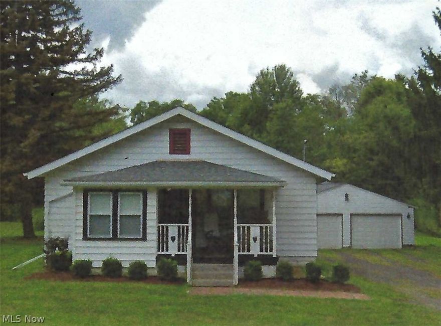 Updated 2 bedroom home on just over an acre, features many updates, move in ready, detached 2 car garage