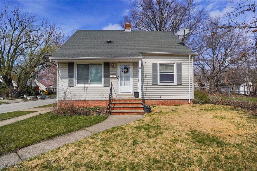 Nestled in the heart of Euclid, this charming corner lot Cape Cod home with a detached garage offers incredible potential for those ready to put in a little TLC. Featuring hardwood floors throughout, a large living room, two spacious bedrooms and a full bath on the main floor, plus an additional bedroom upstairs accompanied a walk-in closet.  The basement provides a full finished rec room with a bathroom. This is a perfect opportunity to bring your design skills and put your personal touch on this wonderful property.  Don’t miss the chance to transform this property into the home of your dreams! OR since the house is currently TENANT OCCUPIED, IF YOU ARE AN INVESTOR, TAKE A LOOK. Tenant occupied so most interior photos are VIRTUALLY STAGED.  Being Sold AS-IS. Buyer to assume any POS compliance needed.