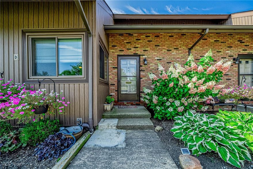 Welcome HOME to 1090 FLeetwood Drive in the heart of Sagamore Hills. This 3 bedroom 2 full bathroom condo has 1,372 sqft to offer, a one car detached garage (seller currently pays a small fee monthly for a two car garage),  and so much potential. Walk into the front door and to your left is your spacious living room and dining room. The dining room flows into the eat-in kitchen, which leads to your cozy fenced in private back yard (also mowed by HOA), perfect for relaxing on evenings and weekends. Yes, you heard me right... A fenced in backyard in a condo! The first floor offers a full bathroom, a bedroom and your laundry room, so convenient! Walk upstairs into your spacious master suite with a full bathroom attached, a walk- in closet and a bonus work space. Upstairs you will also find your THIRD bedroom. The roof & siding are new, the hot water tank is new and the AC unit is 2019. Both bathrooms are in great condition and have been very well maintained. The HOA includes not one, but TWO pools (one indoor & one outdoor), a tennis court & a party room/event center where they hold fun holiday parties throughout the year. The location will not disappoint you as it is peaceful and quiet yet not far from shopping and dining. Need some nature in your life? No worries - Brecksville reservation & Cuyahoga Valley National park are both just minutes down the road! Leasing allowed in this complex. Schedule your private showing today!