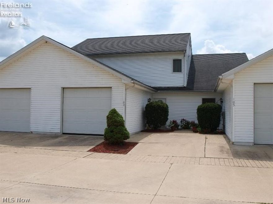 Upscale condo in Castalia available for rent fully furnished and turn key! 2 bedrooms and 1.5 baths. Kitchen appliances and washer/dryer included. Ceramic tile floors in kitchen and both baths. Pergo floors in other rooms with carpeting only on stairs and hallway. Gas fireplace. Attached garage with epoxy floors - additional parking right at the front door. Attic storage. Patio with natural gas grill. Quiet location with no yard work. Walk across a little bridge to Castalia market. Pets negotiable. Agent owned.