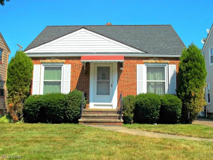 Clean & Cozy Cape Cod nestled in the heart of Parma! This updated all brick home offers many great & brand new features inside and out! Inviting living room w/ new carpet, neutral paint & built-in hutch. Charming eat-in kitchen offers new flooring, fresh paint plus stove & refrigerator are included. 2 bedrooms are conveniently located on the 1st floor w/ full bathroom. The sprawling 2nd floor bedroom has been completely remodeled top to bottom and hosts a walk-in closet, built in shelving & recessed lighting. The large finished lower level showcases new carpet, recessed lighting, glass block windows, cozy fireplace & bar. There is also a 13x9 workshop area & 13x12 laundry room w/ washer & dryer included. Easy maintenance yard & plenty of extra storage space in the 1.5 car garage. Updates include new windows, roof, updated electrical, new garage door, new flooring, freshly painted throughout and much more! 1 year home warranty for peace of mind! Convenient location near all amenities. A