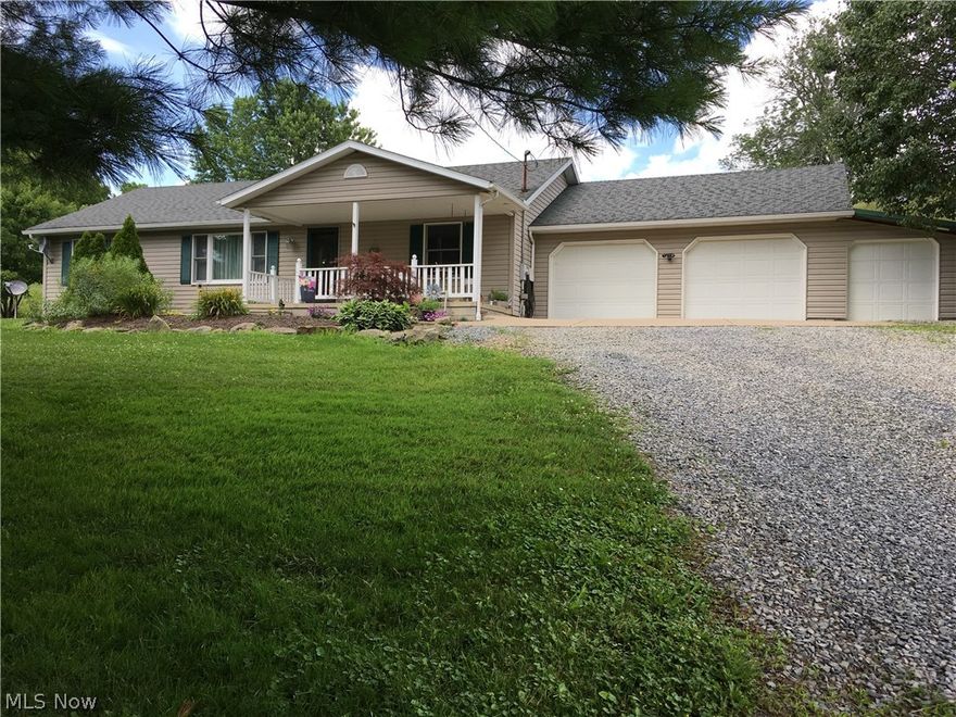 Excellent 3 BR home in the country with updates! Quiet country location with pines along the road for privacy. Kitchen with Island, 1st Laundry, Wonderful Family Room in basement with gas fireplace!! plus storage areas. Propane tank is NOT owned-use approx 1 tank gas per year. Water heater IS owned, water softner system is owned.  BRAND NEW AC, other Kitchen appliances negotiable. Room  Measurements are approx.