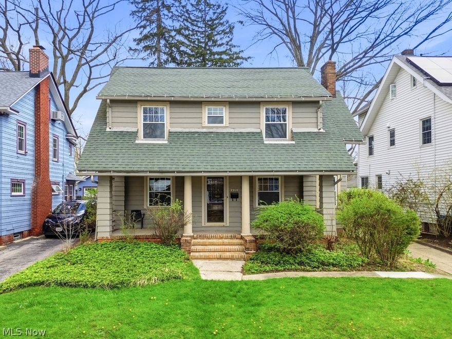 Completely refreshed and move-in ready, this charming Colonial blends classic character with extensive modern updates throughout! Featuring 3 bedrooms, 1 full and 1 half bath, and over 1,500 square feet, this home offers stylish, functional living across three finished levels.Step inside to a beautifully updated interior where all walls, ceilings, trim, built-ins,and fireplace have been freshly painted, creating a bright and cohesive feel. The main level boasts a spacious living room with newly added recessed lighting, a formal dining room with updated fixture, and an inviting kitchen featuring brand-new quartz countertops, all-new appliances (refrigerator, dishwasher, stove, microwave), updated lighting, and refreshed cabinet hardware.Upstairs, you’ll find refinished hardwood floors throughout, new light fixtures, and ceiling fans in all bedrooms. The full bath has been thoughtfully updated with new tile, tub/shower, fixtures, and a grounded outlet. The finished third floor adds incredible bonus space with new carpeting, recessed lighting, and a new baseboard heater—perfect for a home office, guest suite, or flex space.
The basement has been fully refreshed with painted floors, walls, and ceiling, new lighting, updated flooring, and includes a brand-new washer and dryer. Additional improvements include updated electrical outlets throughout and enhanced lighting in the rear stairwell. Outside, the detached 2-car garage has been significantly improved with new footers, a new garage floor, partial driveway replacement, and some new siding and trim.  Explore the lush greenery of Cleveland Heights, from the serene beauty of Cain Park to the active community hub of Forest Hill Park,(5 total parks) plenty of shopping, restaurants, and is just up the hill from University Circle, with its museums, colleges and world-renowned medical facilities and theater district. Everyone has a story...begin yours here~