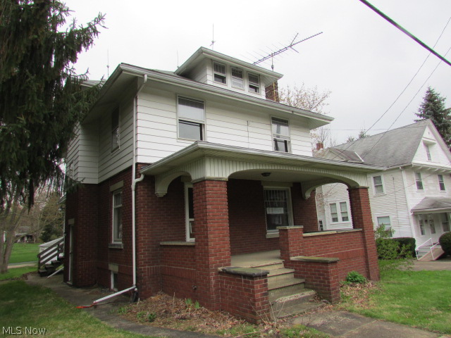 Brick Home has such potential! Gorgeous Woodwork throughout including Built-in Cabinets & Drawers. Solid Wood Doors and Beamed Dining Room. Large Rooms and Lots of Closets & Storage. Attic can be 4th Bedroom Large Treed Yard.