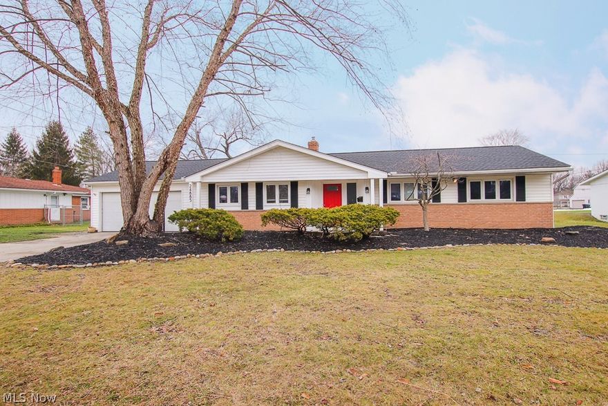 This BEAUTIFUL ranch home in the heart of Beachwood has been updated in every way possible. Spacious entry hall leads to the dining room and living room. Kitchen has been updated with every conceivable feature--two separate sinks, two dishwashers, continuous grate gas range and stainless French door refrigerator with bottom freezer. Massive great room featuring skylights in the rear of the house overlooks the deck and nearly .5 acre lot. All bedrooms have ample closets, and the master has very recent closet systems and ensuite bath. All three bathrooms have been updated to today's standards! EXTRA room can be used as 4th bedroom or office. GET THIS ONE WHILE IT LASTS!
