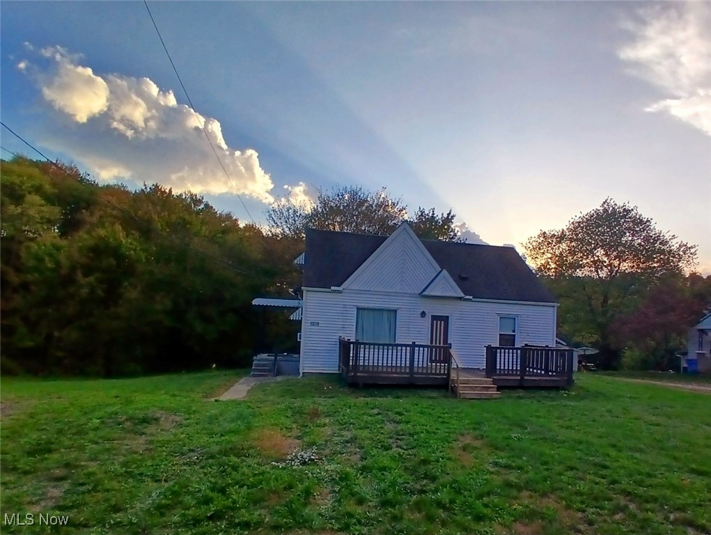 Come and check out this fixer upper that is conveniently located just outside of town. Buyers will appreciate the large front deck and a newer septic system. With some recent interior updates, this property is a great opportunity for you to add your own finishing touches. Call with questions or to view! Buyers are not to be on property unless accompanied by a licensed agent. Sellers to except and reserve all gas and oil underlying property.