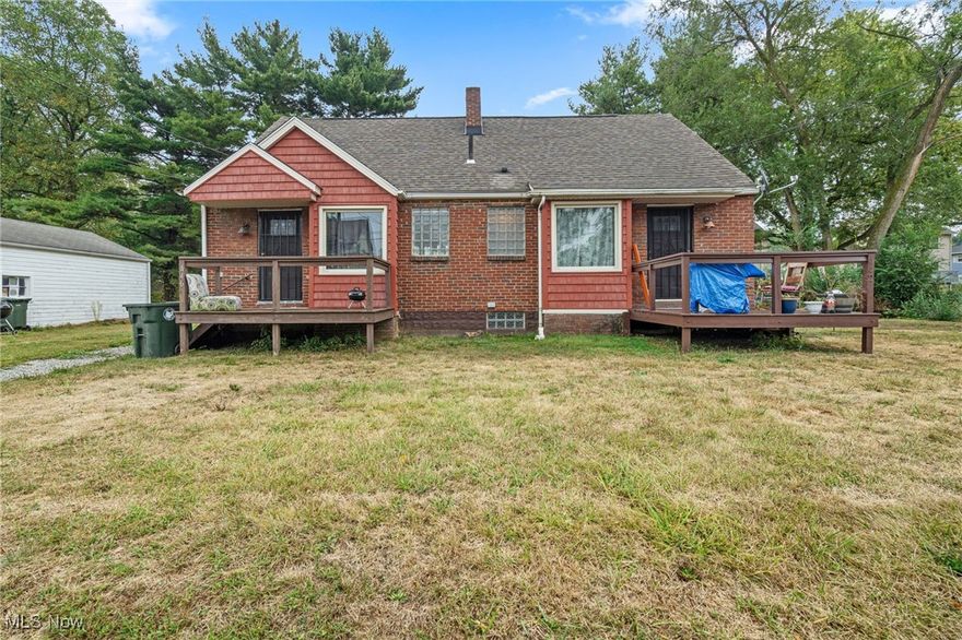 Solid brick side by side duplex with newer roof. Low maintenance with minimal issues. Each unit has a main level bedroom & bathroom. Full basement with laundry hookups on each side. Off street parking. Double lot.