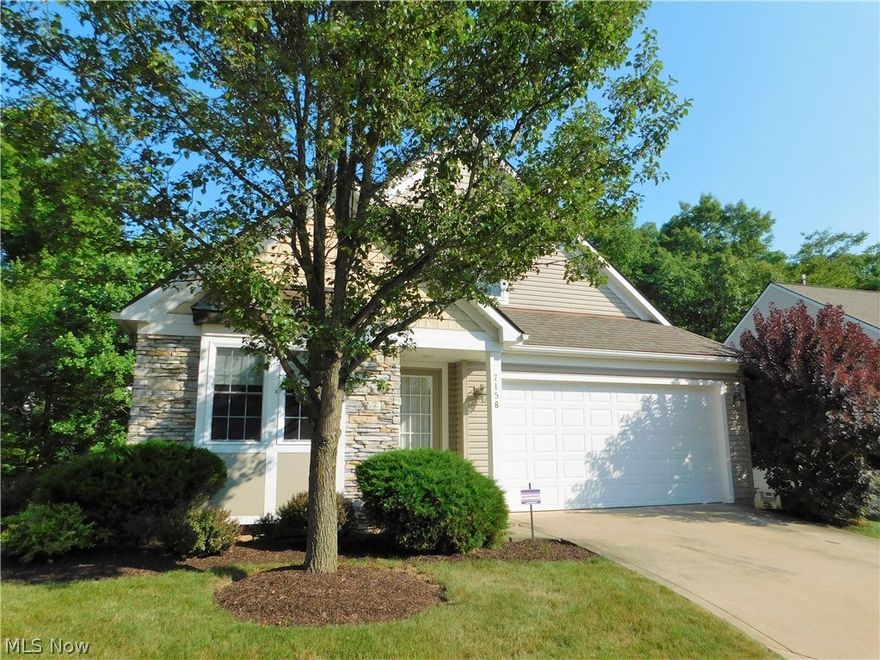 Stunning professionally decorated 3 bedroom 2 .5 Bath detached condo in Greenwood Highlands, a part of Greenwood Village*From the moment you enter the foyer, you will see the vaulted Great Room, newly refinished hardwood floors, a  stone feature wall, gas fireplace and custom window treatments*Dining Room open to the Great room and overlooks the wooded setting*Open concept allows you to see the Kitchen with white cabinets, SS appliances and granite counters with a bar area*Adjacent to the Kitchen is a vaulted Sunroom and French doors to a deck which has a gas line for a grill*The first floor Master Bedroom has wood-like ceramic tile flooring, a newly remodeled bath with custom tiled shower, new vanity/sink & toilet and there's a large walk-in closet*A Den/Office with newer carpet and paint, a Half Bath and a 1st floor Laundry Room complete the main level*Upstairs you will find 2 nice size Bedrooms with a Jack and Jill Bath*The walkout lower level is perfect for entertaining, as well as