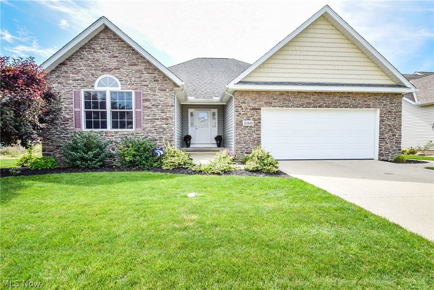 Attractive 3 Bedroom, 2 Bath Ranch Situated On The 15th Hole Of Grey Hawk Golf Course …. This Home Has So Much To Offer! …. All Of The Conveniences Of One Floor Living With Lots Of Extra Room And A Stunning Back Yard …. Very Spacious Open Floor Plan With Vaulted Ceilings …. Beautiful Living Room With Hardwood Floors And Cozy Gas Fireplace …. Open Kitchen With Lots Of Cabinet Space, Tile Backsplash And Stainless Steel Appliances …. Large First Floor Master Suite With Attached Bath And Walk-In Closet …. First Floor Laundry …. 2 Car Attached Garage …. Enormous Lower Level Finished Recreation Room Perfect For Additional Living Space And Entertaining Friends And Family …. The Back Yard Is Exquisite With A Large Covered Porch, Wall Mounted TV, Huge Patio Area And Gorgeous In-Ground Swimming Pool All Overlooking The Huge Fenced Yard With Stunning Golf Course Views …. You Will Not Want To Miss This Exceptional Home !