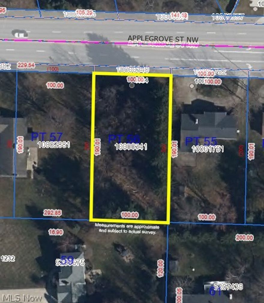 Online Only. 100 x 190 Vacant Lot Located in The Steiner Heights #2 Allotment. Plain Township, Plain Local Schools, North Canton, OH. ABSOLUTE AUCTION, all sells to the highest bidder. ONLINE BIDDING STARTS: MONDAY, APRIL 20, 2026, 12:00 PM AND ENDS: FRIDAY, APRIL 24, 2026, 12:00 PM. Walk the Property at Your Convenience. Real estate offers a 100 x 190 vacant lot that is .44 of an acre. The total tax for one year is $477.82. This is a nice level lot that needs some light clearing. The property is located just minutes from shopping, parks, schools, restaurants, and expressways.