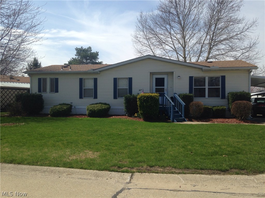 STUNNING!!!1990 Schult 2 bedroom 2 bath double-wide located in beautiful, peaceful Columbia Park. This home features spacious room with a 9ft. vaulted living room ceiling and large lot. Master bath has walk in shower and garden tub!! Very well taken care of, home has many updates that include roof in 2005, furnace 2004, hot water tank 2005 and central air/heat pump in 2005. All appliances stay. Columbia Park is Ohio's Premier Land Leased 55 and older Community. Many amenities: Gated Entrance, On site Management, Walking trails, Library, Social Hall with daily activities and so much more.
