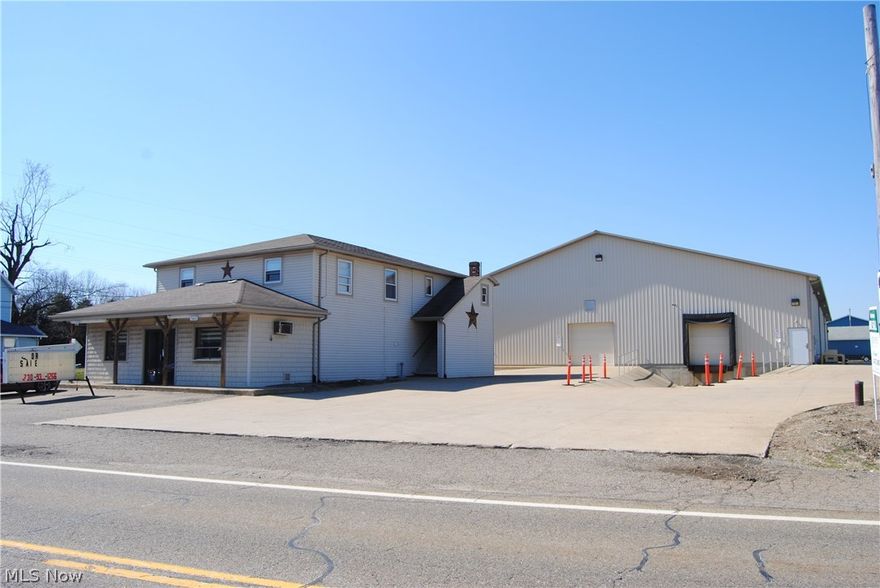 Unique opportunity to own 12,000 SF warehouse built in 2006. Warehouse features radiant tube heating, 2 drive in doors and 1 loading dock. Property also features a 3,200 SF home that was converted to show room(first floor) and office(second floor). An additional 23,000 + SF is also available directly behind this building at 13305 Wooster St NW.