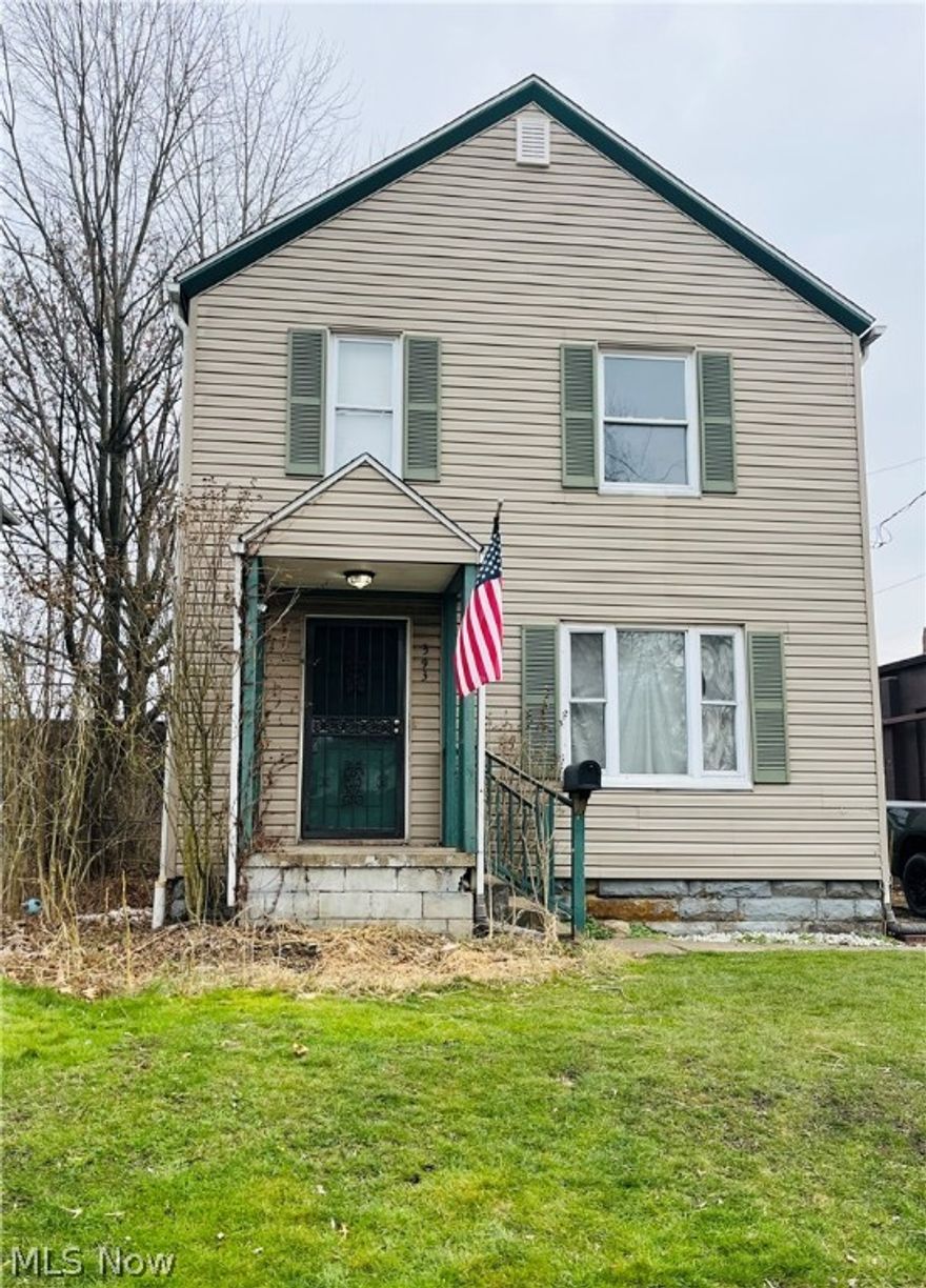 Come check out this 3 bedroom Barberton Colonial located on a dead end street! This home has lots of potential and with some TLC would be a perfect starter home or a potential income generating property. First floor offers a living room, formal dining room, kitchen, mudroom and full bathroom. Second level has 3 bedrooms and full bath. Spacious deck off back. Convenient location with schools right down the street. New roof in 2021. Basement has glass block windows. Selling As-Is. Don't miss your opportunity, call for a showing today!