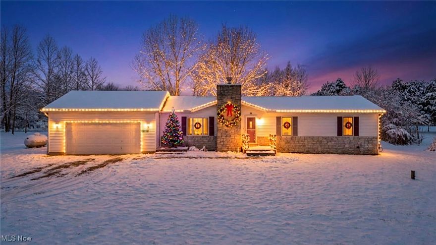 Welcome to 5780 Carsten Road in Litchfield Township. This ranch home sits on just over 7 acres with 3 bedrooms, 3 full baths and a 2 car attached garage. Two additions were added to this property and there is a ton of potential to make this the perfect home! Home had an in-law suite, which could easily be converted again with a private entrance. Off the in law suite you'll find a great 3 season room to sip your coffee in the mornings. Main floor laundry, wood burning fireplace, lots of storage, and a great basement area are all other positives to this home. Master bedroom has a private bath with a walk in shower and a HUGE walk in closet!  Property is hooked to public water but outside spigots are run from the well. Propane tank only runs the furnace. Outside you'll find a partially wooded lot, 2 story barn and easy maintenance. Don't wait on this one, call your favorite realtor to schedule a private showing.