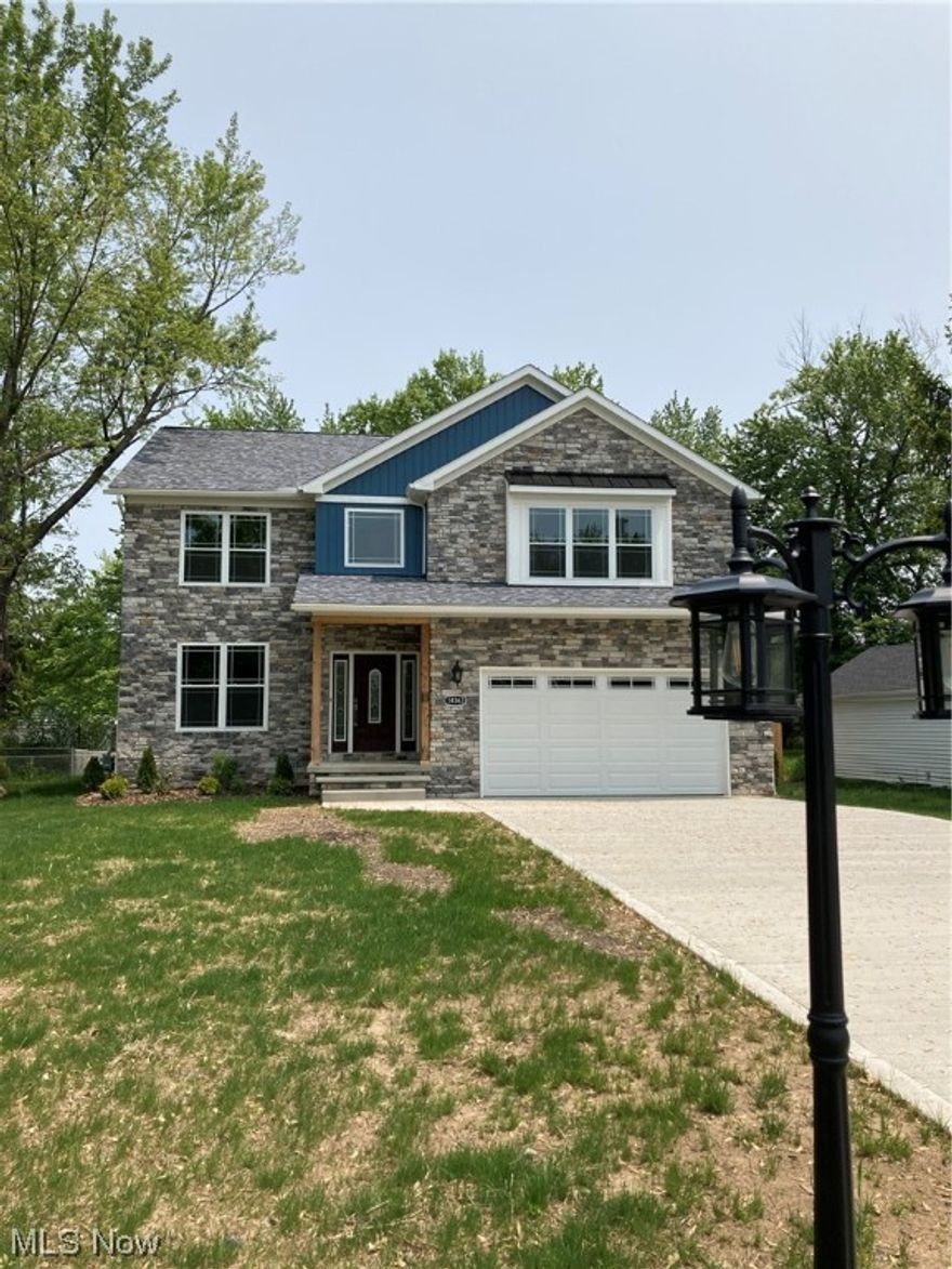 This new construction home makes a statement with great curb appeal, featuring sophisticated stone accents, metal roof details,  upgraded garage doors, spacious deck  and covered entryway porch. When you walk into the two story foyer you would notice the modern light fixtures, that  gives the house a magical glow. Decorated Living room with large double window at the front of the house allow alternative space for entertainment or dining.The spacious kitchen offers a center island with plenty of counter space, stainless steel appliances, double oven and cooktop, lighting, soft close shaker style cabinets and walk in pantry. Some of the amazing upgrades include 9 feet ceilings, gorgeous counter tops. The great room area includes a fireplace to give  you warms and comfort .There is a full bathroom on the first floor with full shower and craftsman tilework.  Laundry room with utility sink conveniently located off the 2.5-car garage complete the 1st floor. The gorgeous large master suite of