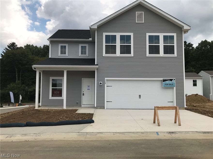 This QUICK MOVE-IN DANUBE, nestled in Akron's scenic West Side, this newly constructed 3-bed, 2.5-bath home offers over 1600 sq ft of modern living. Situated near historic landmarks like the James Brown home and local zoo, it marries contemporary comfort with Akron's rich heritage.
Step inside to discover a thoughtfully designed interior flooded with natural light, highlighting the open layout and upscale finishes. The kitchen, equipped with high-end appliances, leads seamlessly to a flexible loft space upstairs—a perfect blend of functionality and style for work or leisure.
Three well-appointed bedrooms include an inviting owner's suite with walk-in closets and a luxurious en suite bath, providing a private haven.
This property comes with a rare perk: HUGE TAX SAVING OPPORTUNITY for purchasers in Akron, offering long-term financial advantages.
Centrally located, this home provides quick access to highways and downtown amenities, striking the perfect balance between suburban tranquility and urban connectivity. Ready for immediate move-in, this home presents an opportunity to embrace modern comfort in Akron's thriving landscape. Don't miss out on making this your haven in a historical yet vibrant community.