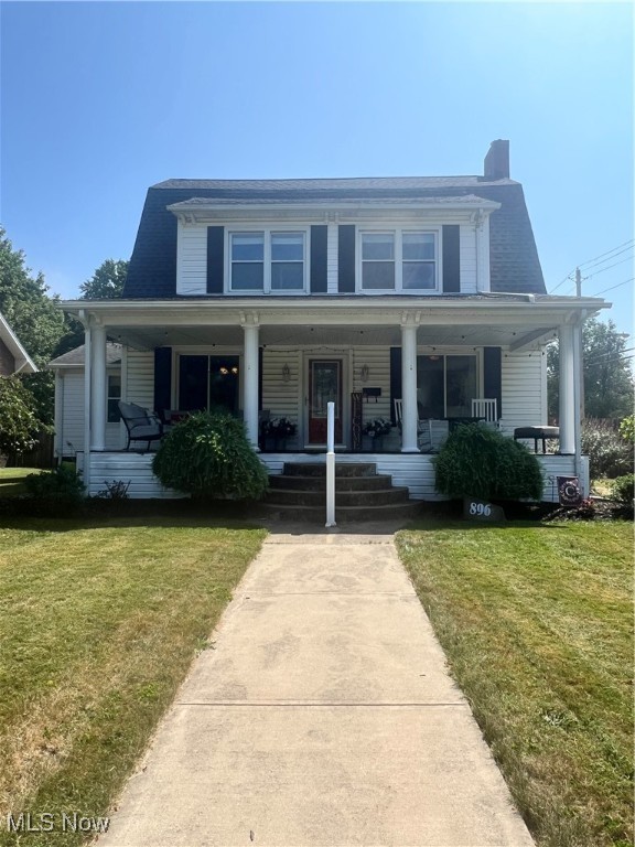 The quality and beauty of this 1940 Dutch Colonial home is calling to you! If the welcoming front porch doesn't draw you in the expansive layout and natural light pouring into this adorable home certainly will! The gorgeous kitchen is sure to please as it flows into the family room/dining room, the space is a bit of a hybrid. The large living room has a gorgeous wood burning fireplace and lots of light brightening and warming this delightful space! The whole main floor is great for entertaining, as is the huge deck overlooking the fenced in backyard. An updated full bath on the main floor is incredibly convenient. Upstairs are three large bedrooms, two of which are custom painted for little ones. The master bedroom has a walk-in closet and there is walk up attic for more storage. The full basement provides plenty of storage. All appliances stay. Don't miss out on this charming home, call today!